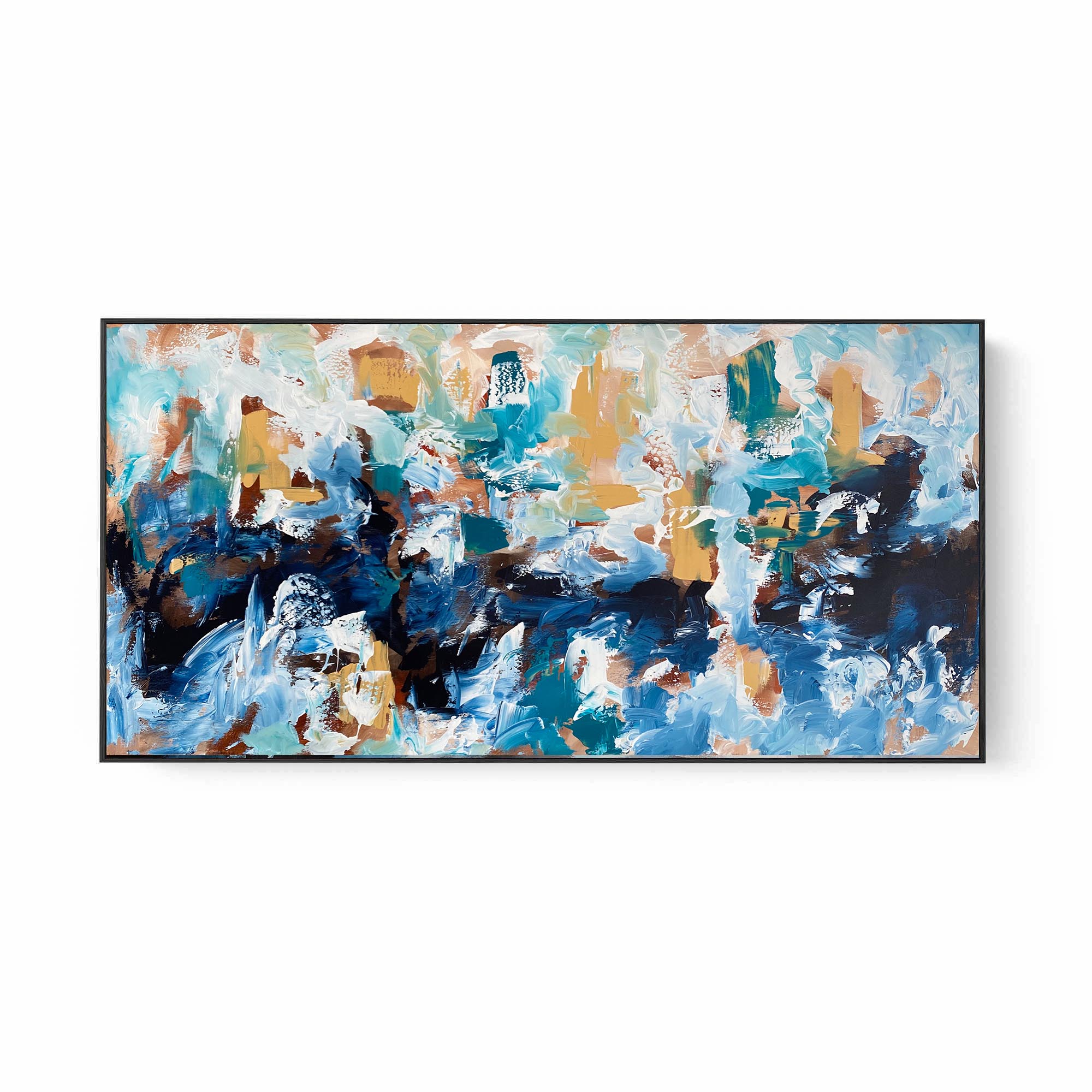 Marching In Time 2 - 150x76 cm - Original Painting