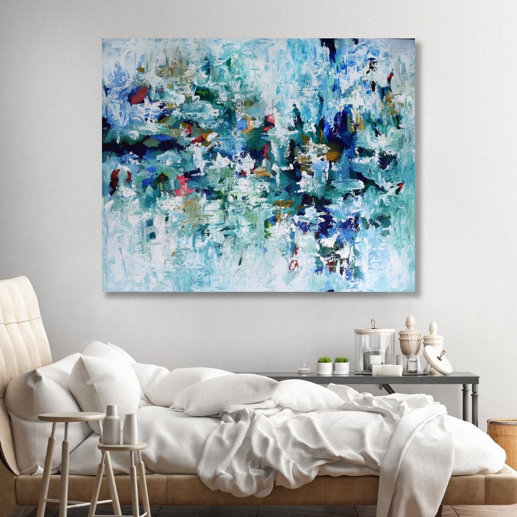 Freewill - 152x122 cm - Original Painting-OmarObaid.com