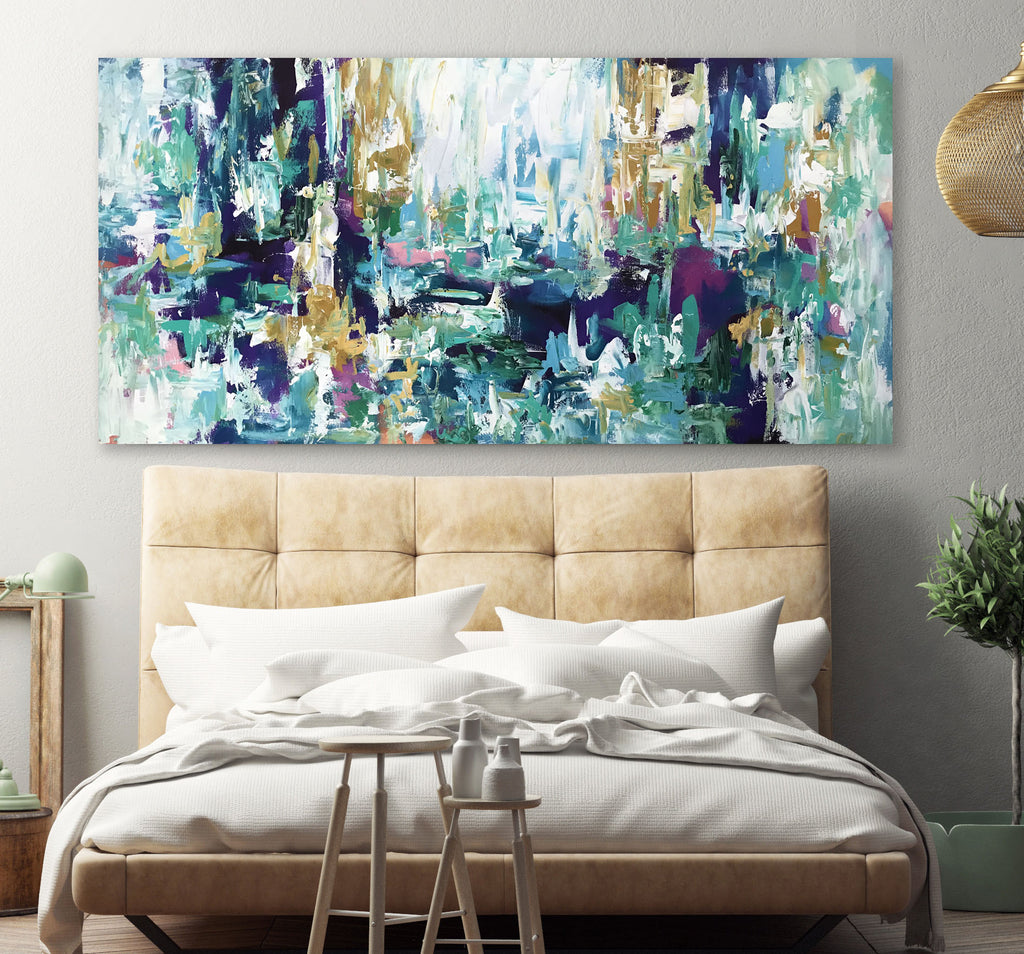 Fragile Reflection II - 152x76 cm - Original Painting-OmarObaid.com