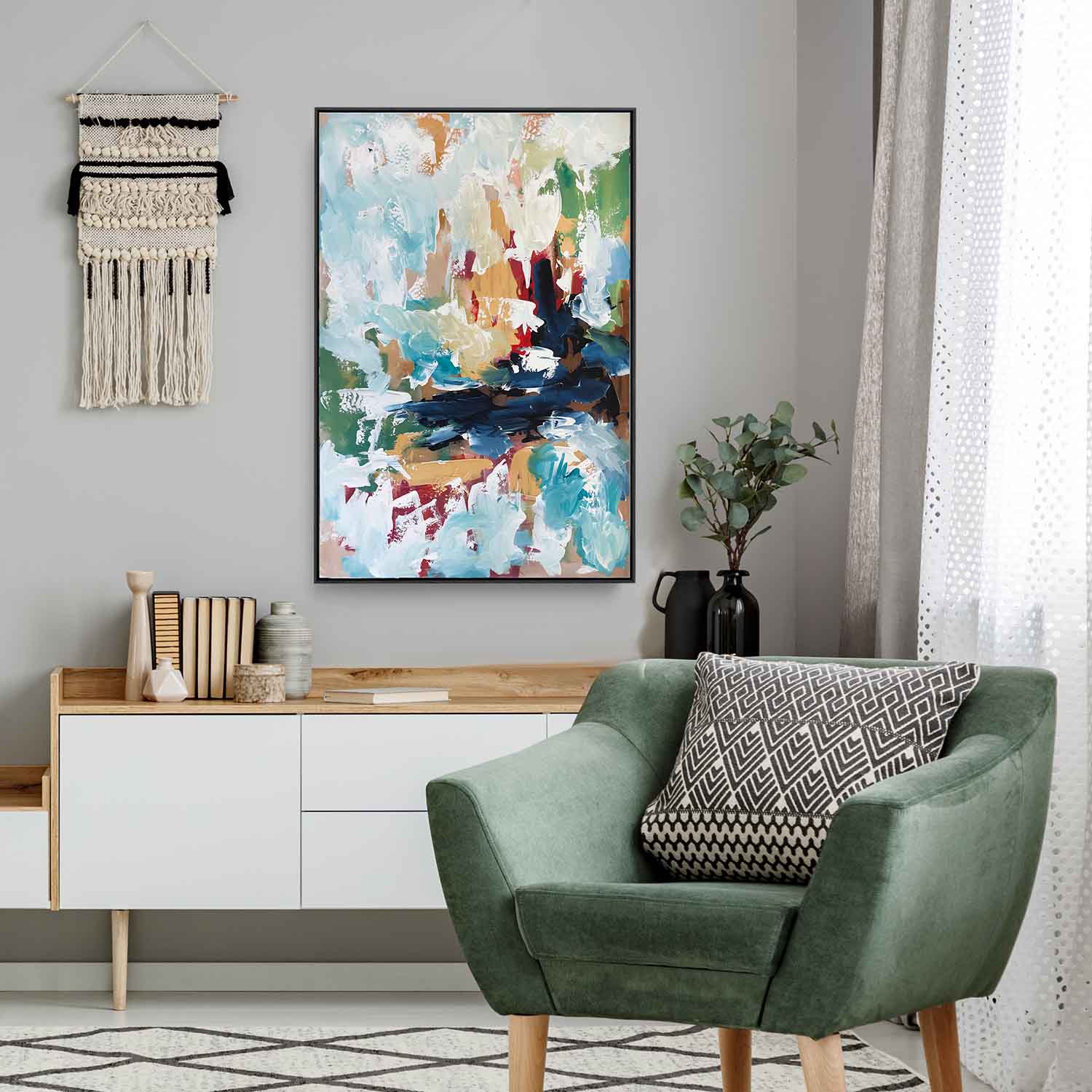 Monument Part 1 - 61x92 cm - Original Painting