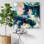 Labyrinth - 102x102 cm - Original Painting