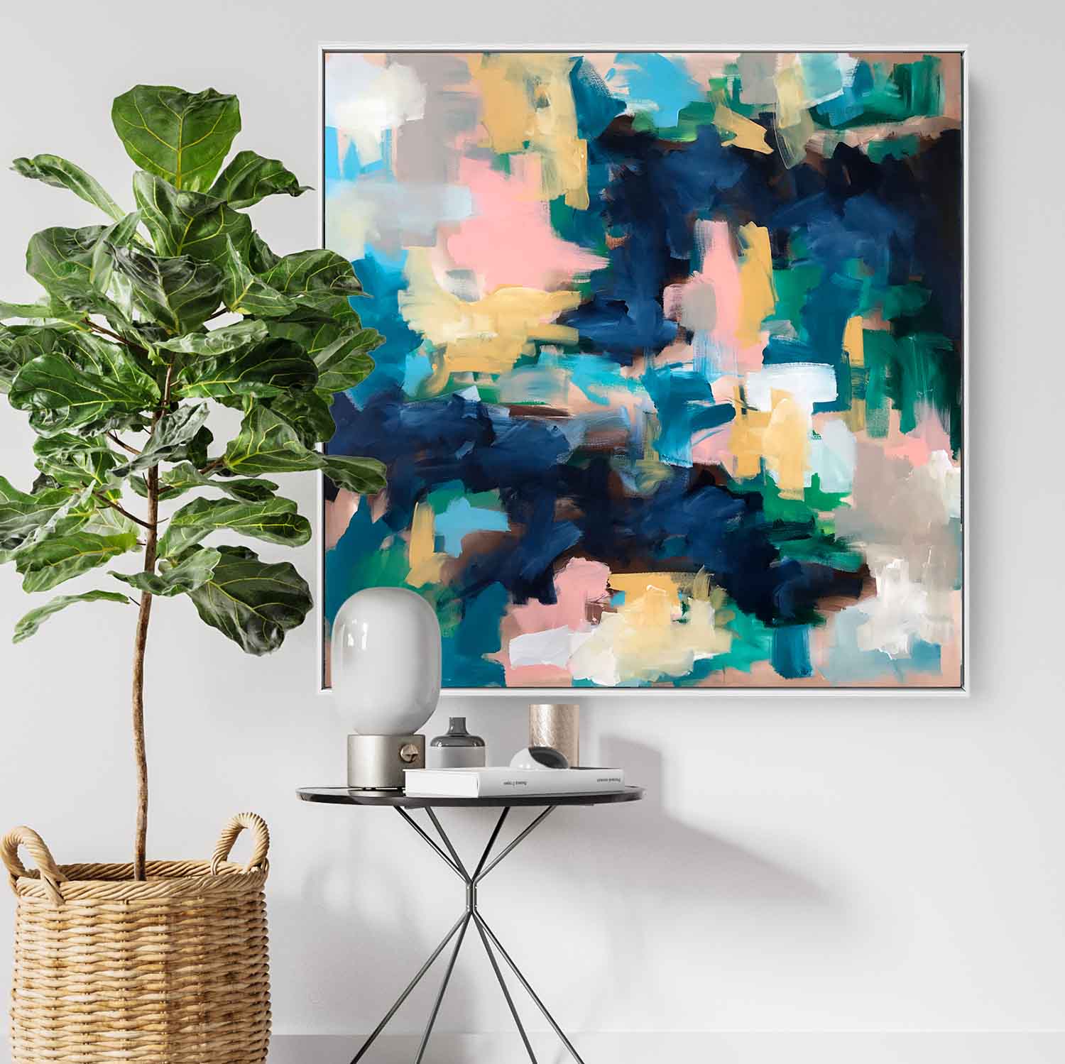 Labyrinth - 102x102 cm - Original Painting