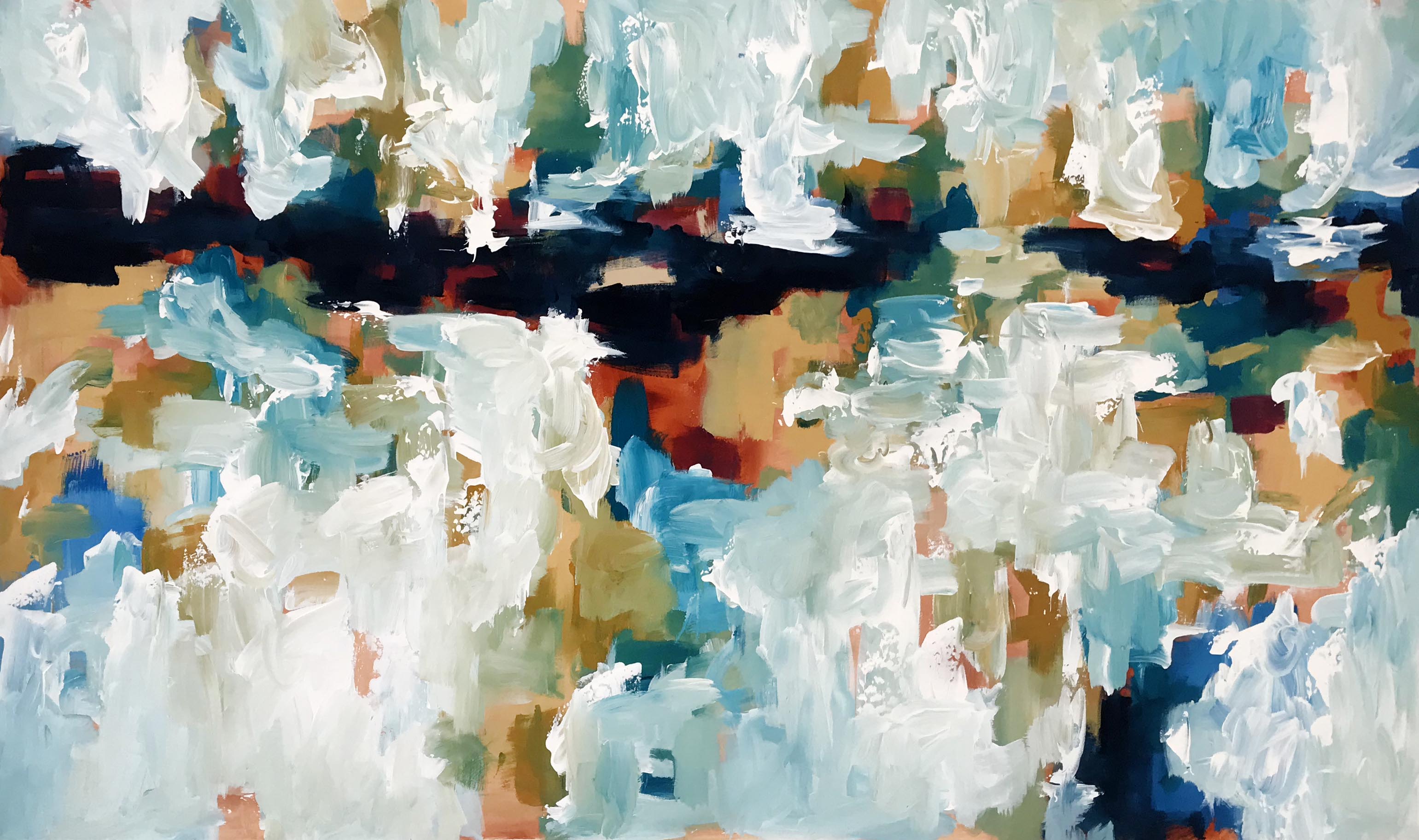 Hanging Gardens 4 - 152x90 cm - Original Painting
