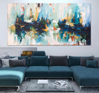 Hanging Gardens - 150x76 cm - Original Painting-OmarObaid.com