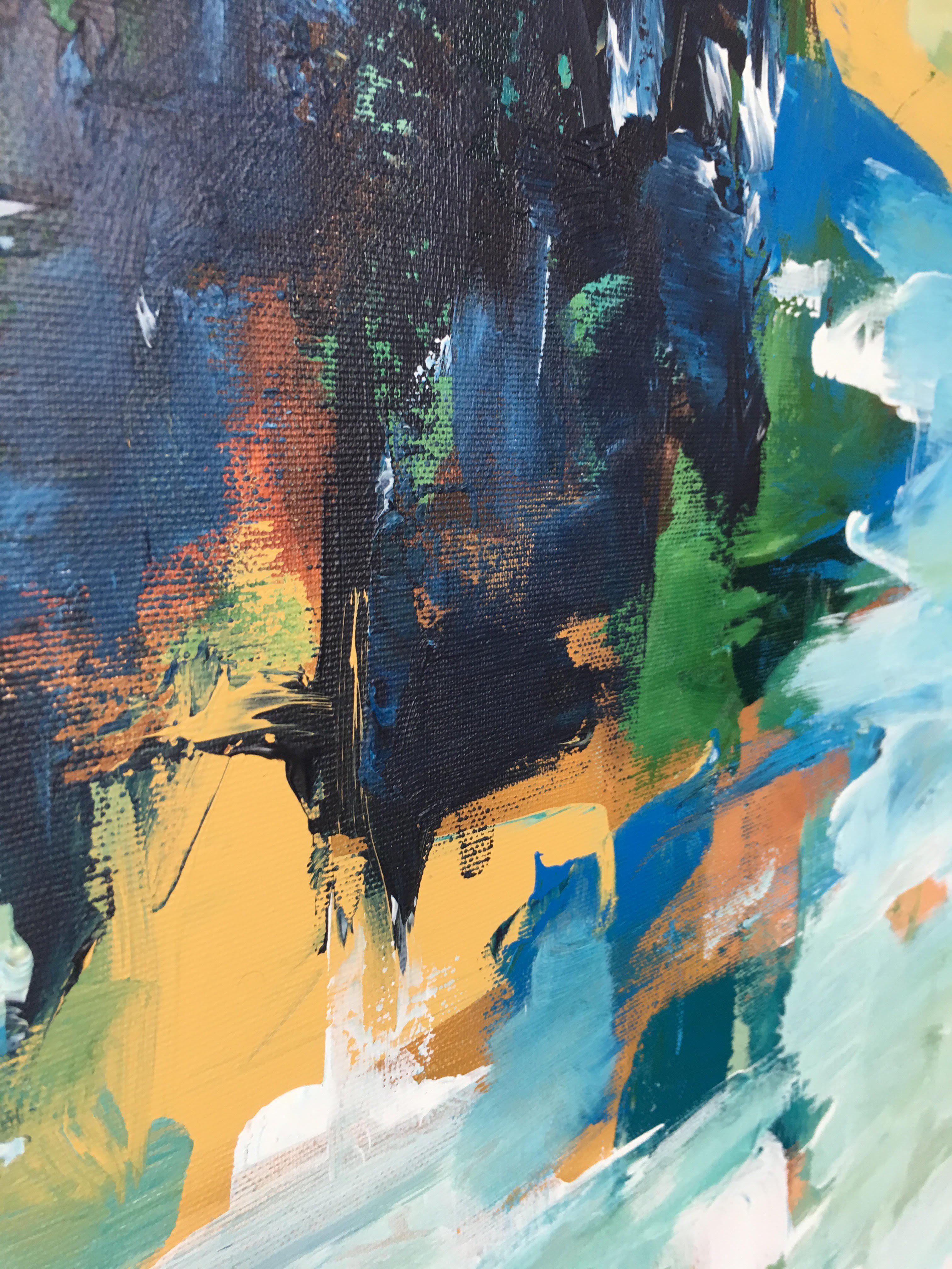 Hanging Gardens - 150x76 cm - Original Painting-OmarObaid.com