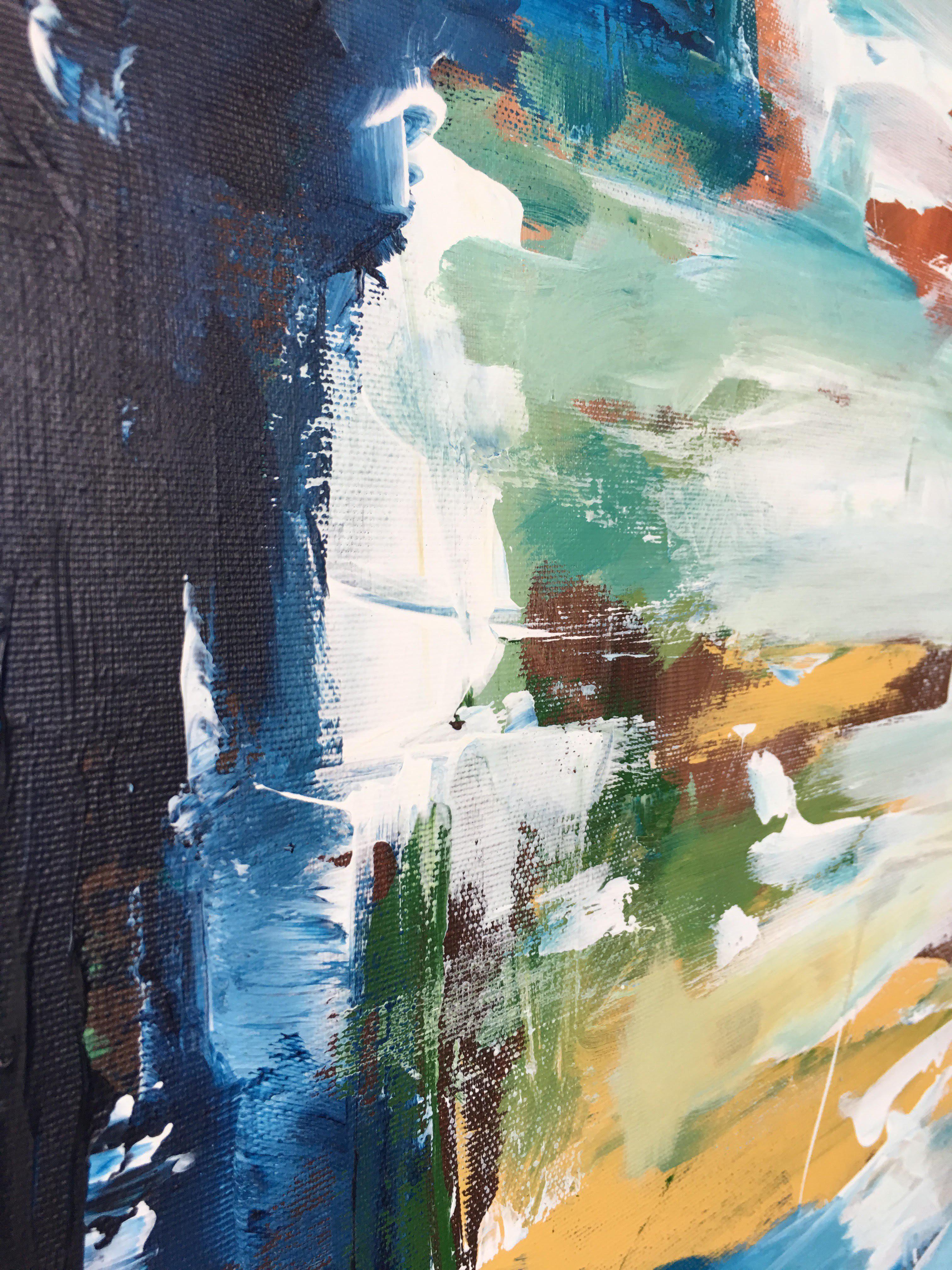 Hanging Gardens - 150x76 cm - Original Painting-OmarObaid.com