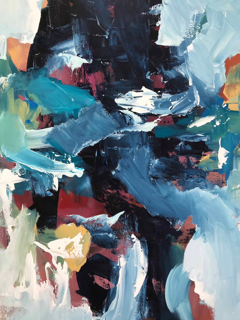 Hanging Garden III - 152x76 cm - Original Painting-OmarObaid.com