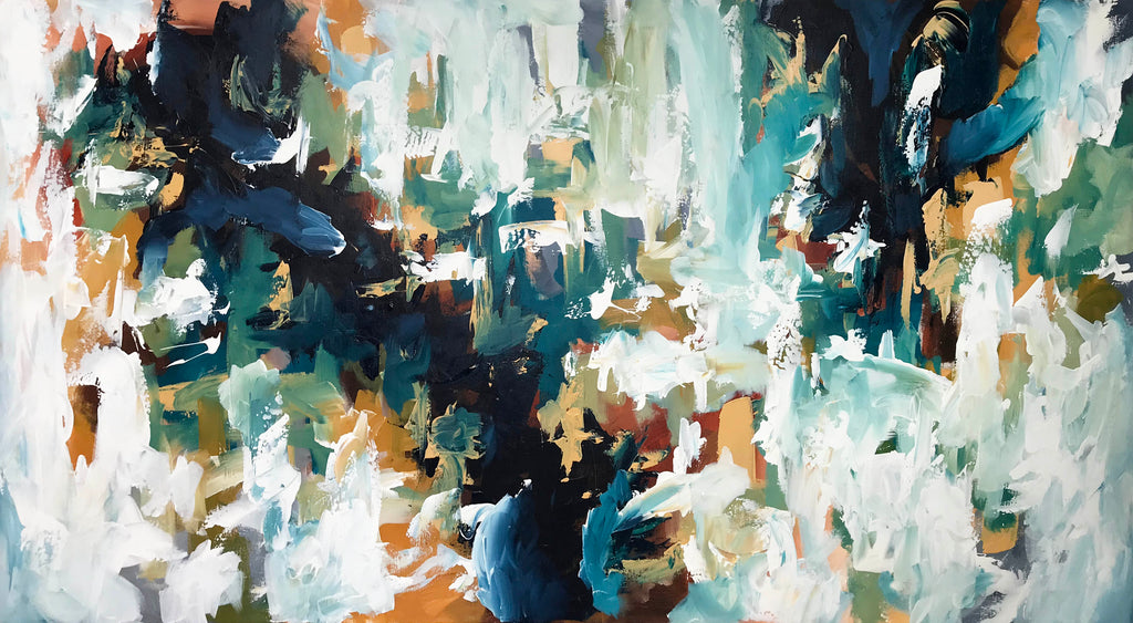 Hurricane - 152x80 cm - Original Painting-OmarObaid.com