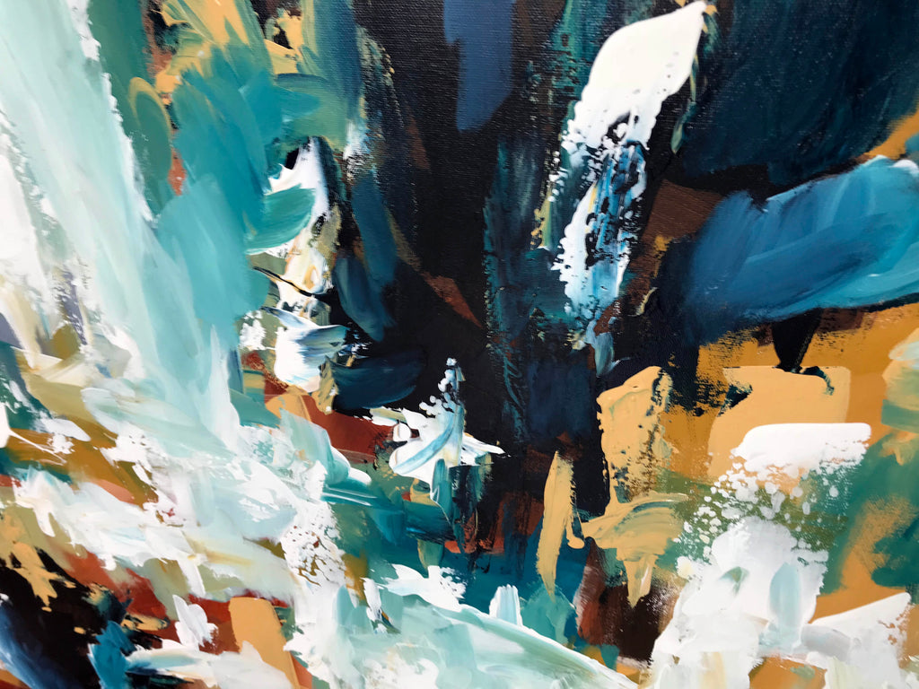 Hurricane - 152x80 cm - Original Painting-OmarObaid.com