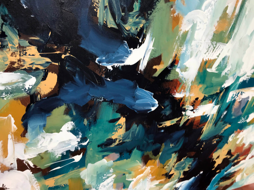 Hurricane - 152x80 cm - Original Painting-OmarObaid.com