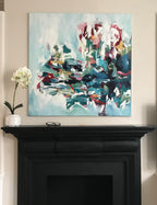 Into The Wild - 102x102 cm - Original Painting-OmarObaid.com