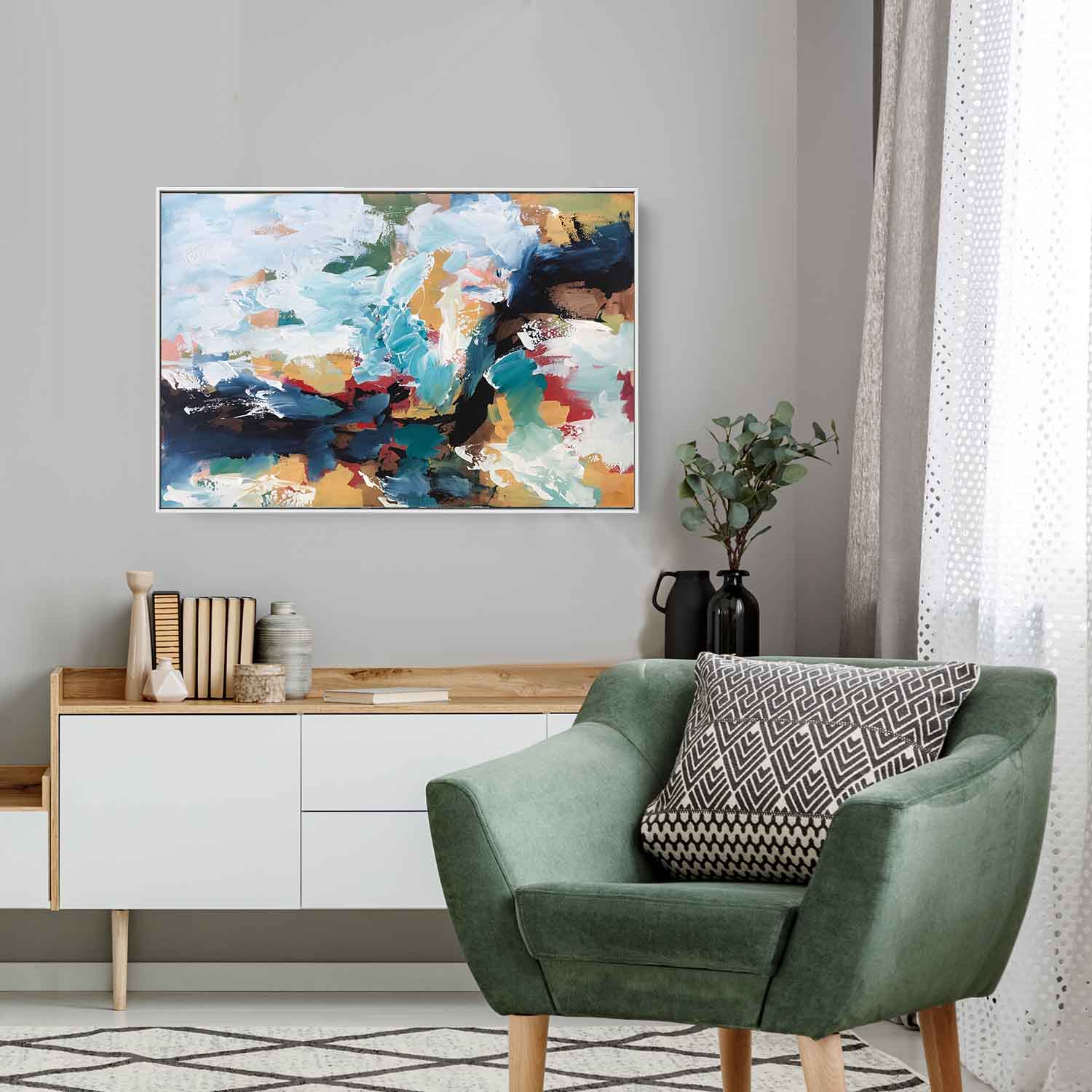 Monument Part 2 - 61x92 cm - Original Painting