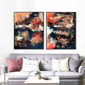 The Untold Story Diptych Painting