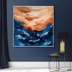 Untamed - 102x102 cm - Original Painting