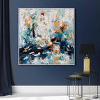 Breaking The Unknown - 102x102 cm - Original Painting