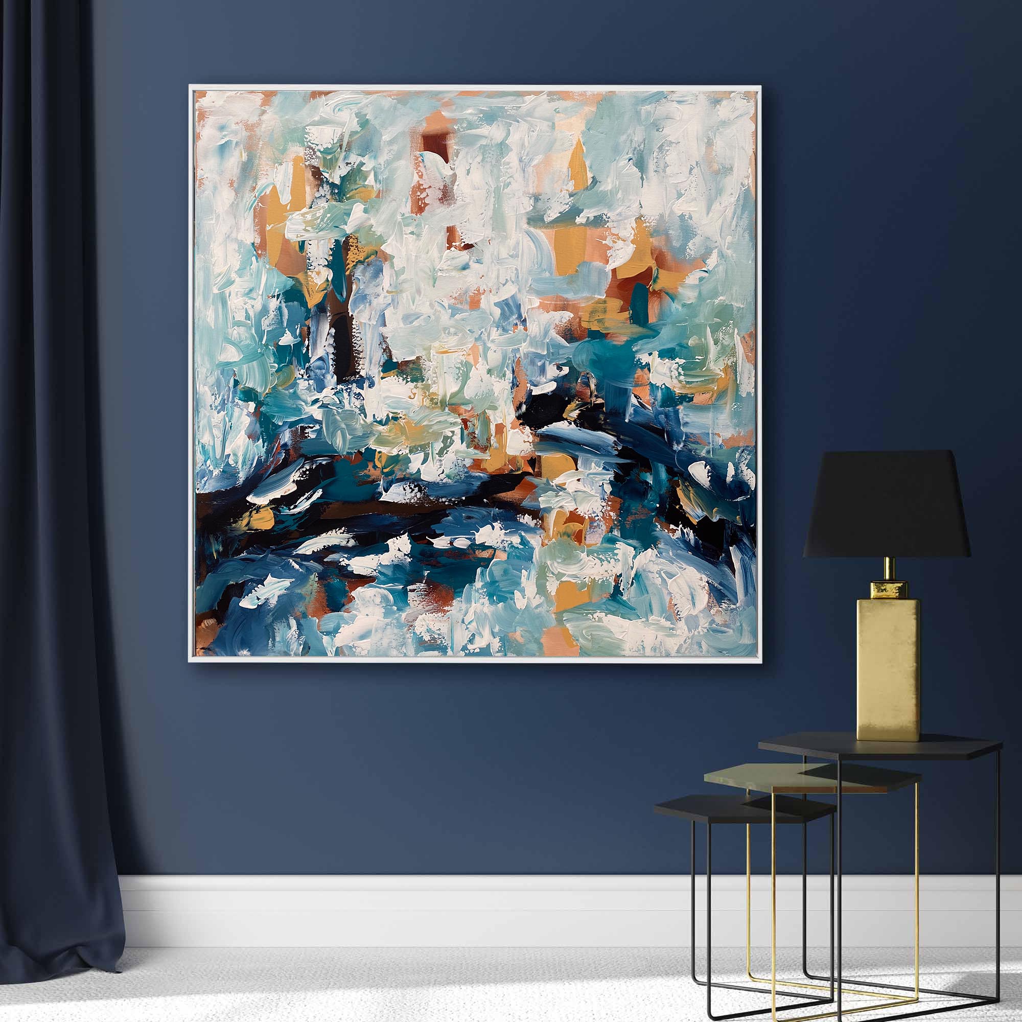 Breaking The Unknown - 102x102 cm - Original Painting