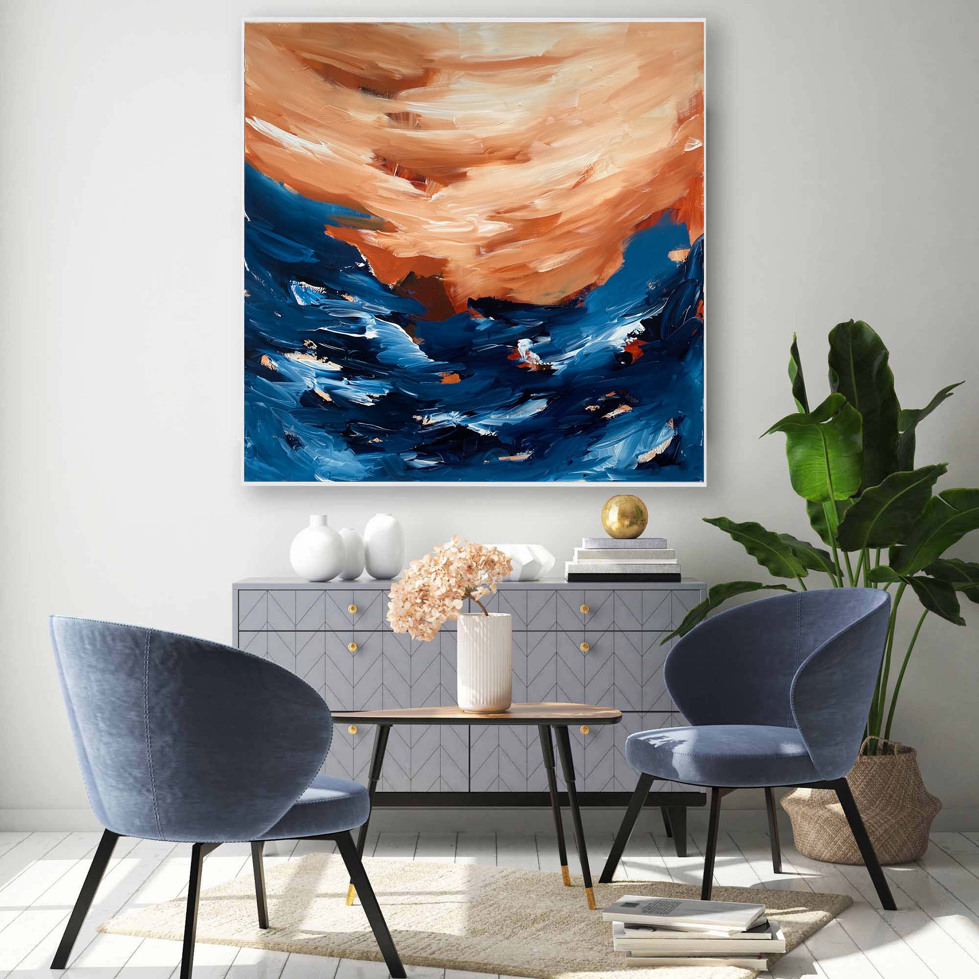 Untamed - 102x102 cm - Original Painting