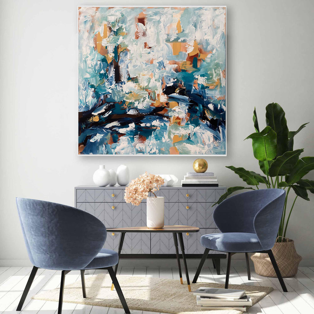 Breaking The Unknown - 102x102 cm - Original Painting