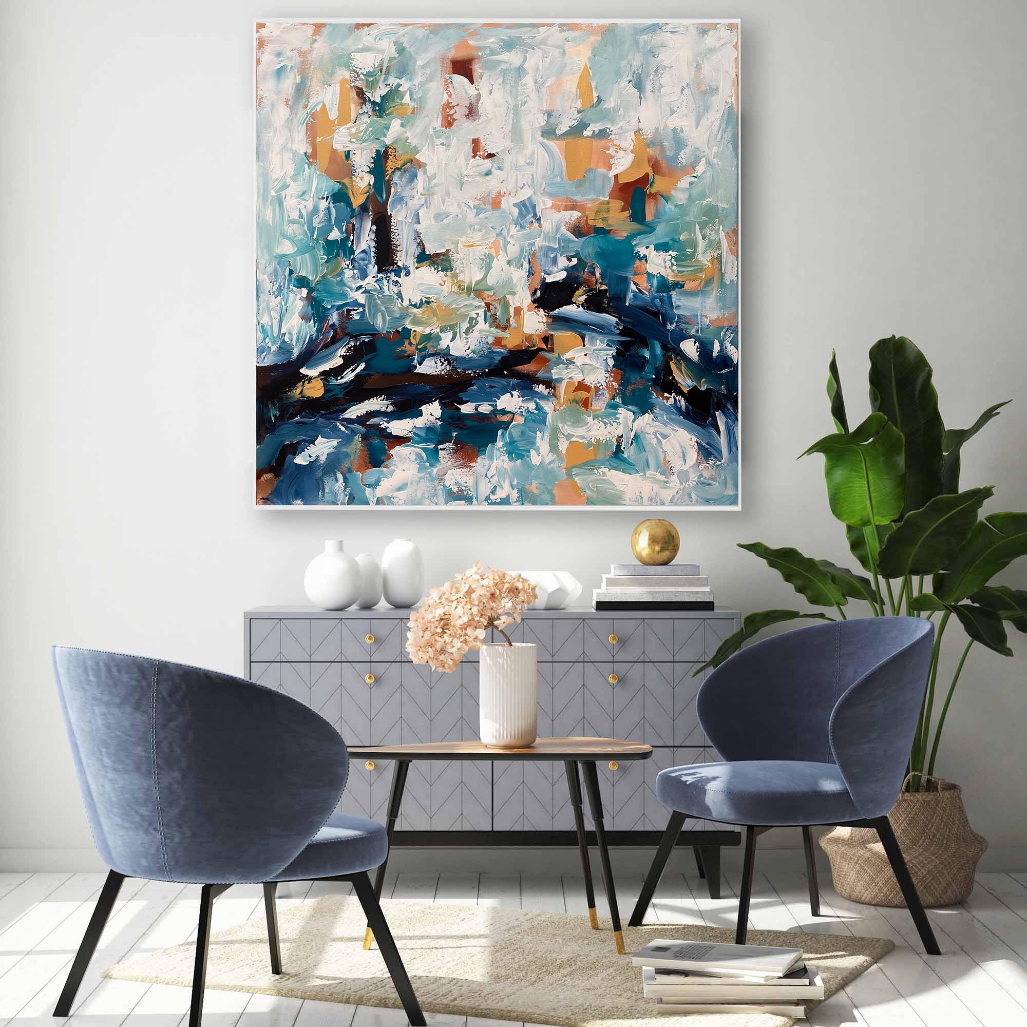 Breaking The Unknown - 102x102 cm - Original Painting
