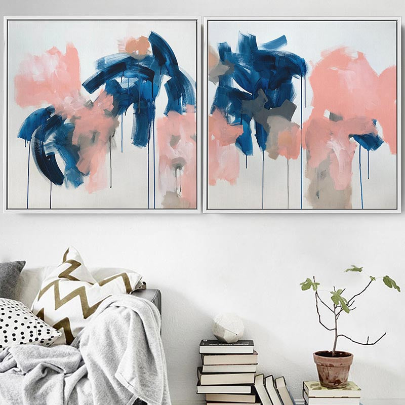 Shards Of Light - 204x102 cm - Diptych Original Paintings