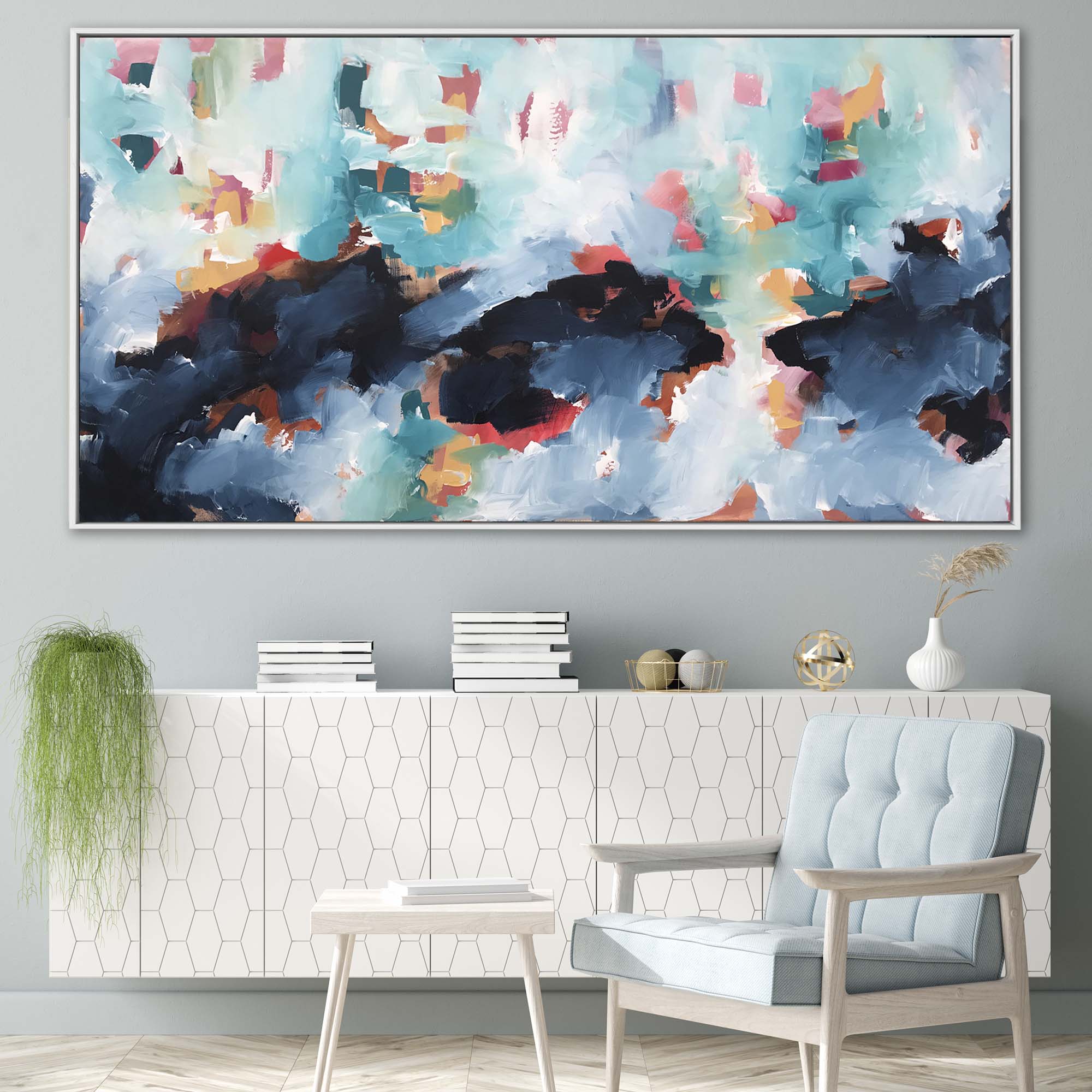 A Ripple In the Ocean - 152x80 cm - Original Painting