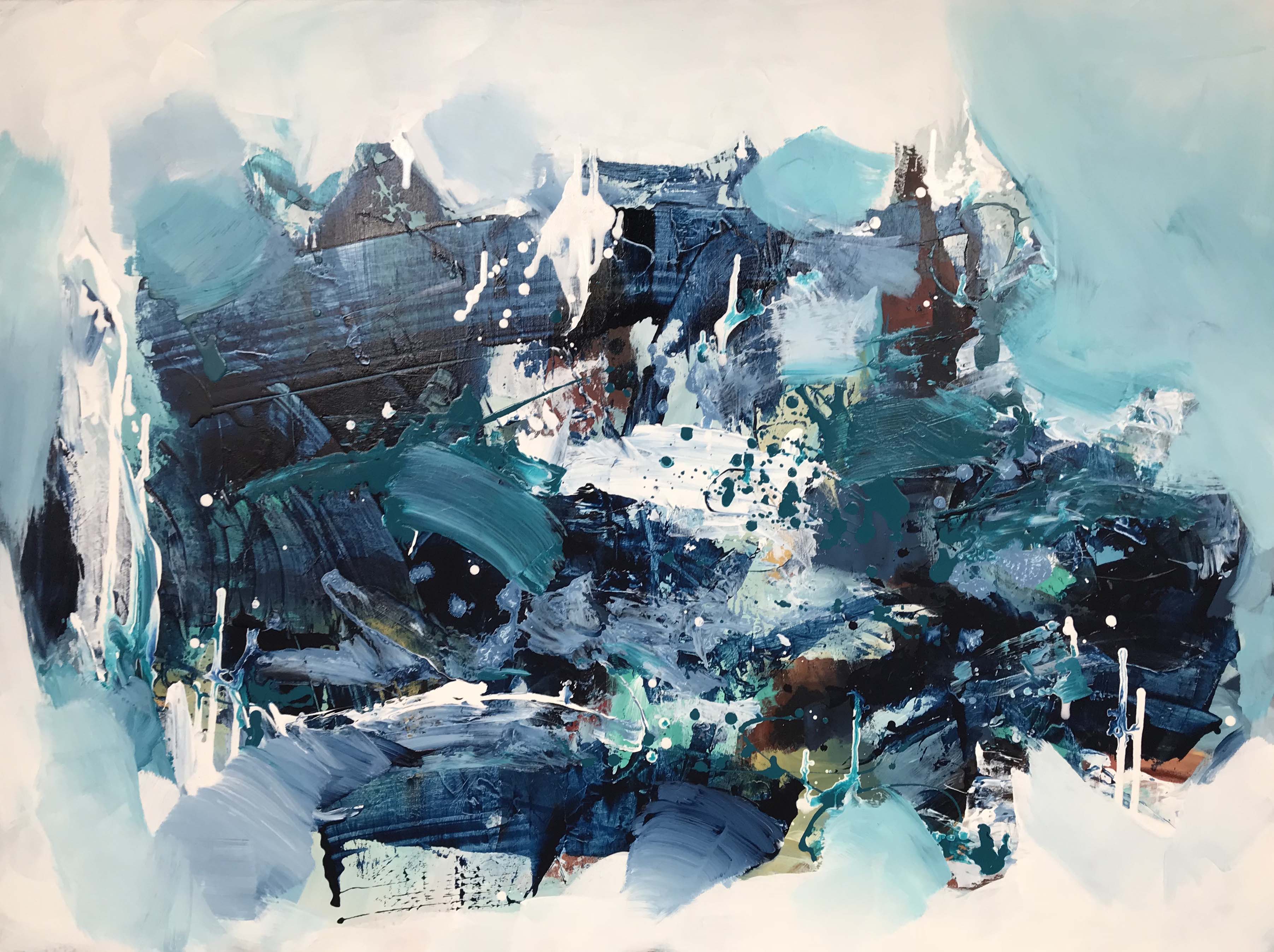 Lapsenmuisto - 122x90 cm - Original Painting-OmarObaid.com