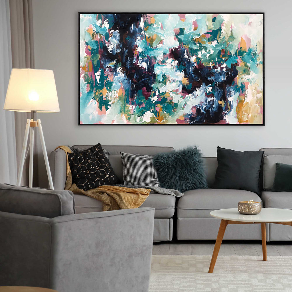 Rebuilding The Fortress 2 - 152x92 cm - Original Painting