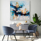 Colourful Memories - 102x102 cm - Original Painting