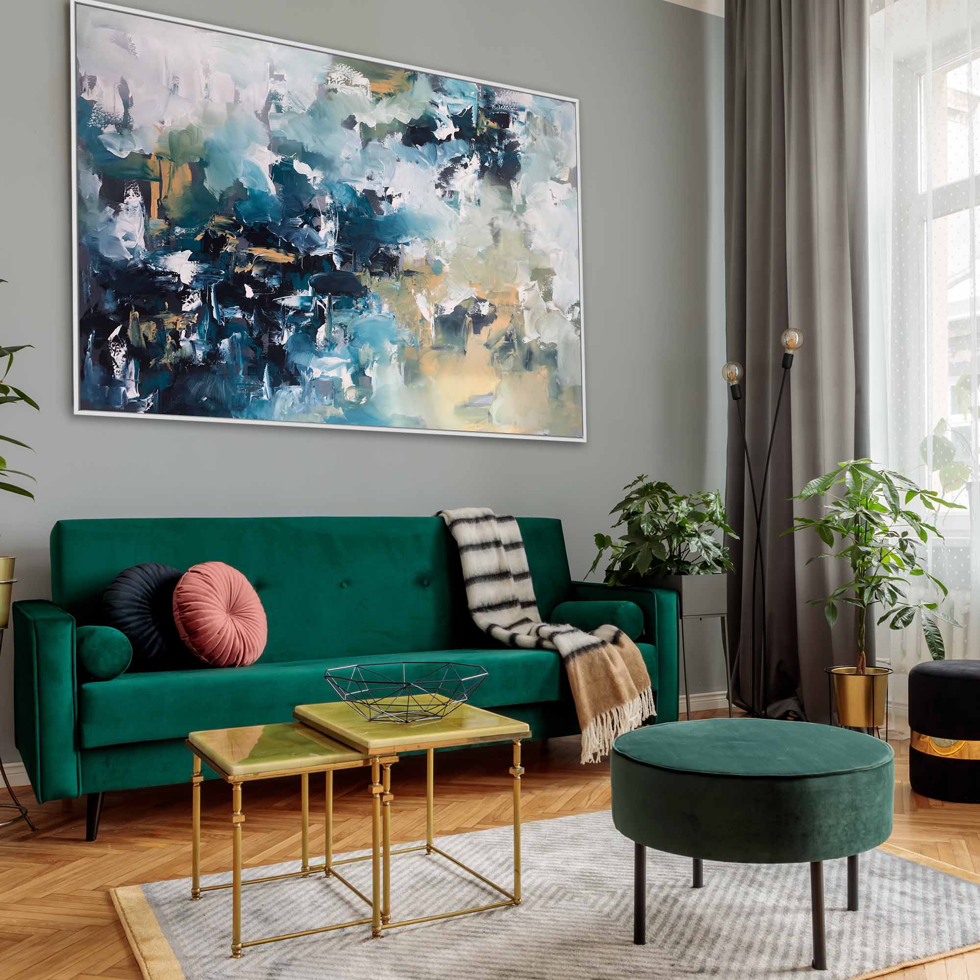 Crossfade - 152x122 cm - Original Painting