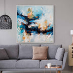 Colourful Memories - 102x102 cm - Original Painting