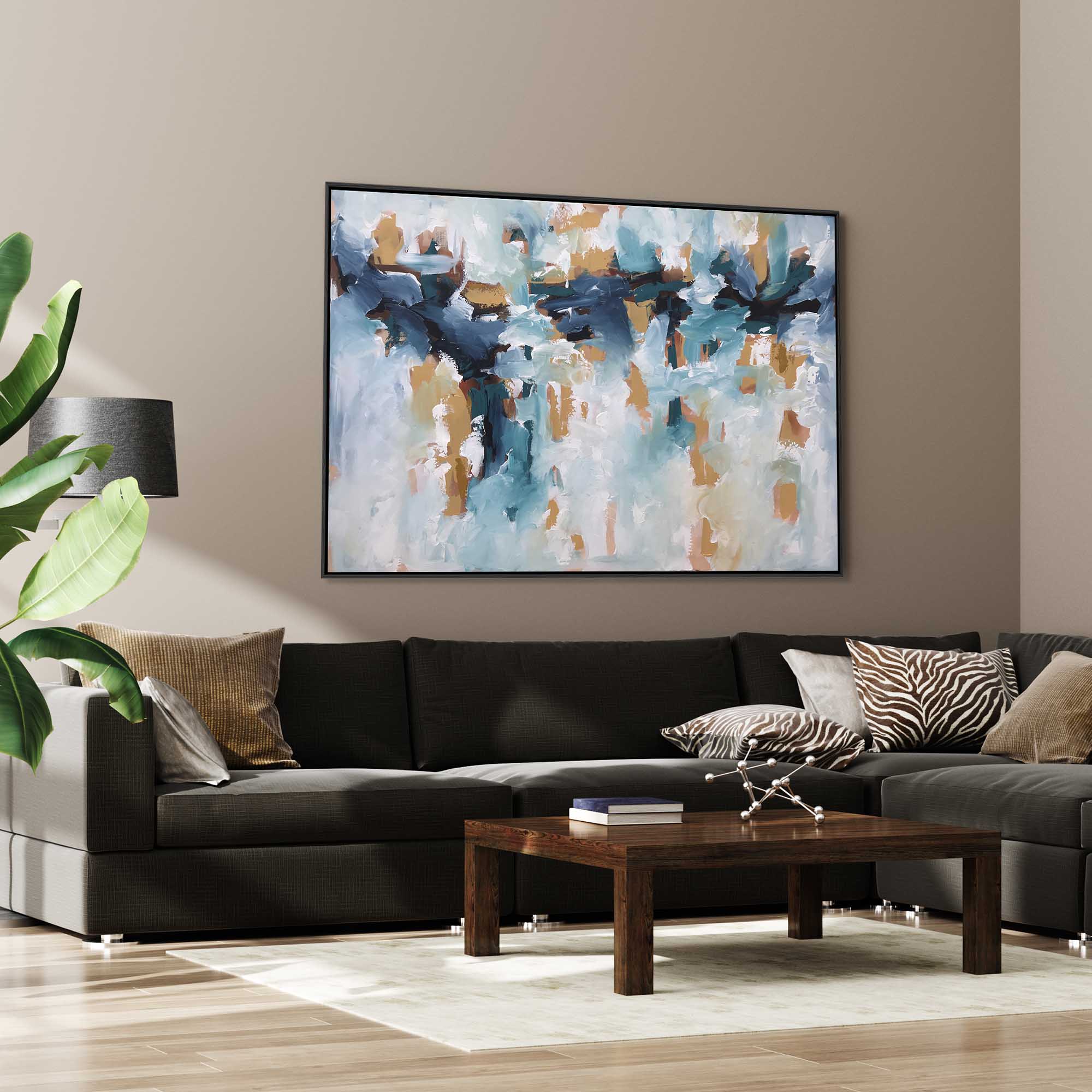 Hourglass - 152x102 cm - Original Painting