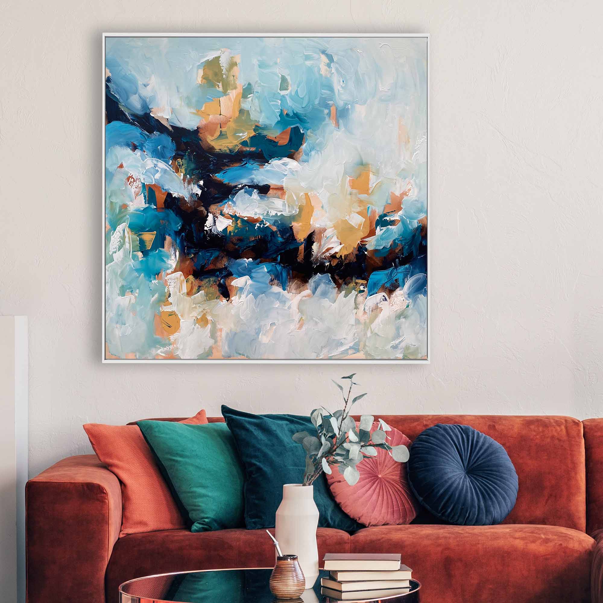 Colourful Memories - 102x102 cm - Original Painting