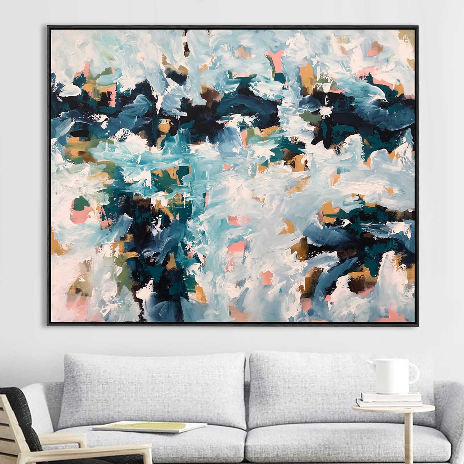 Crashing Waves - 152x122 cm - Original Painting