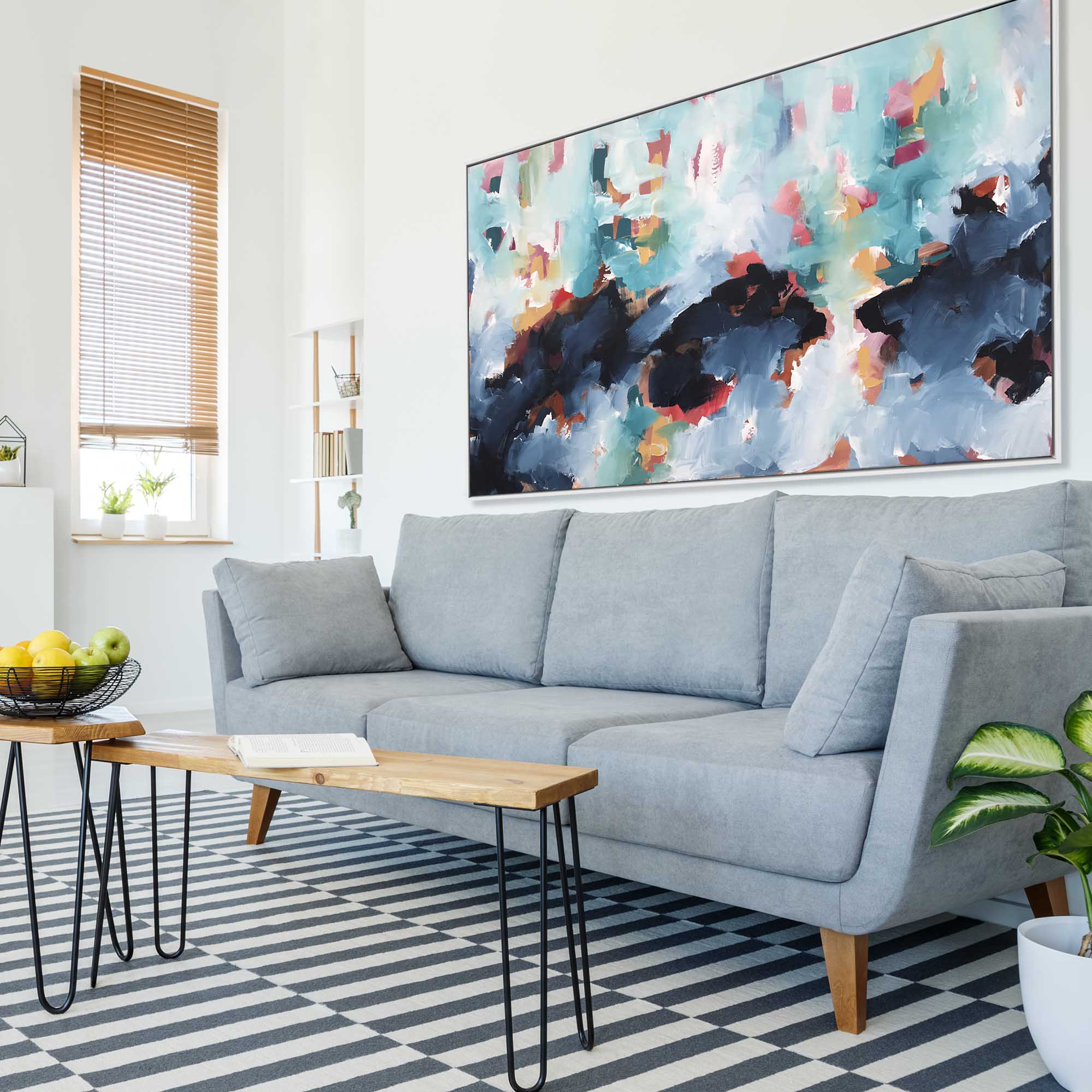 A Ripple In the Ocean - 152x80 cm - Original Painting