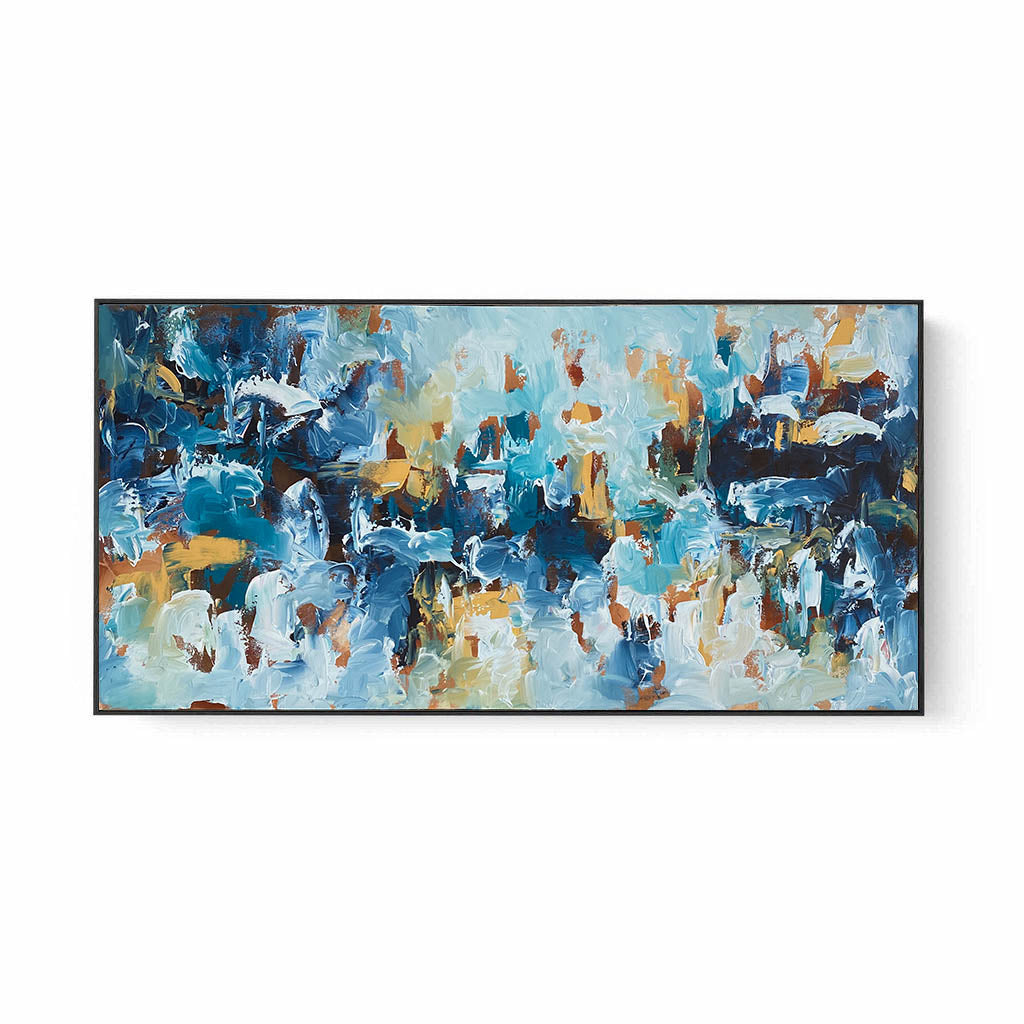 Lost In The City Lights - 150x76 cm - Original Painting
