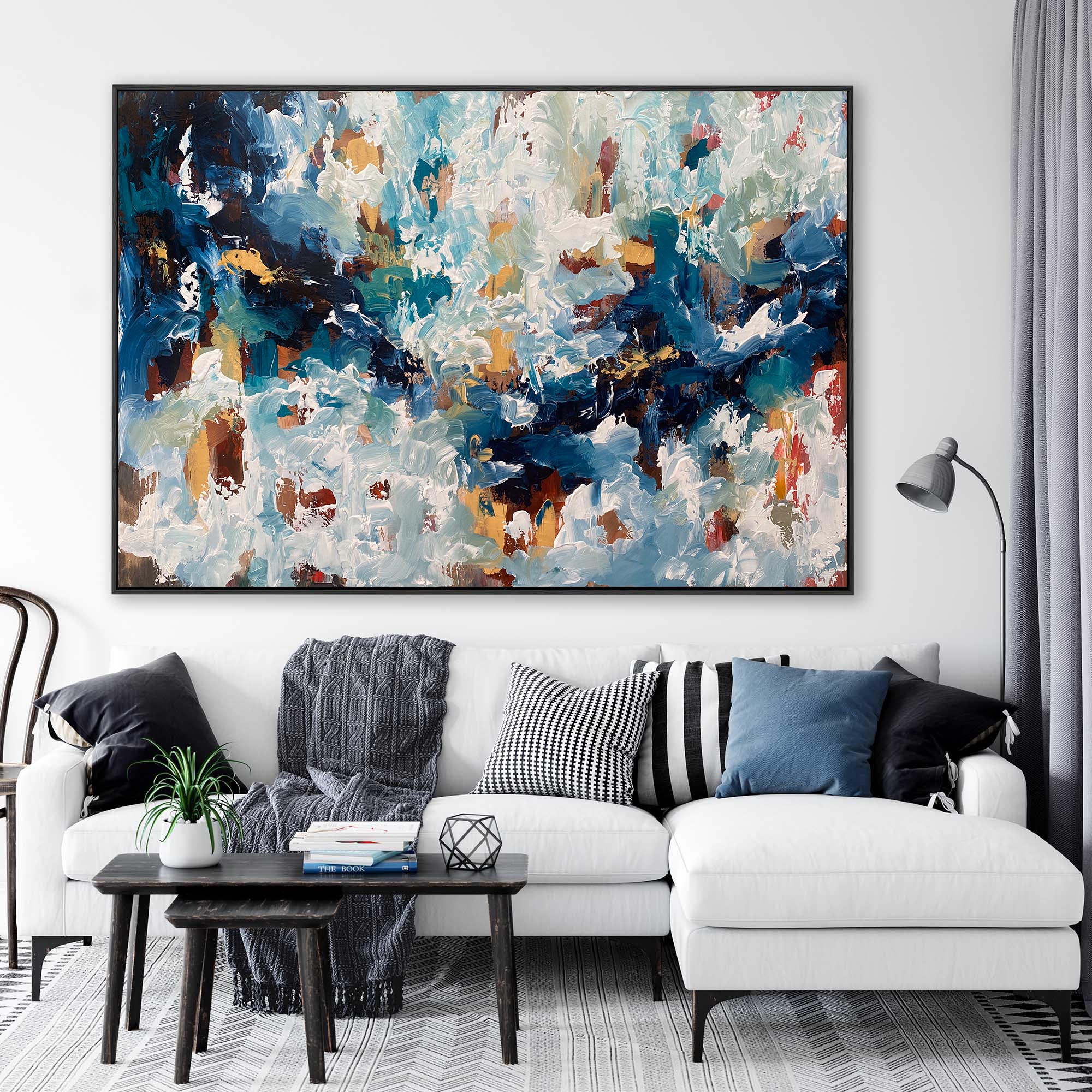A Wave Of Time - 152x102 cm - Original Painting