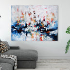 Between Places 3 - 122x90 cm - Original Painting-OmarObaid.com
