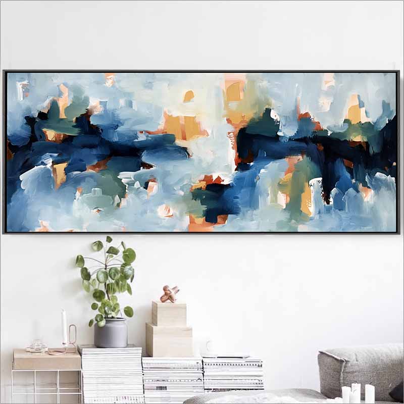 The Pier - 122x52 cm - Original Painting