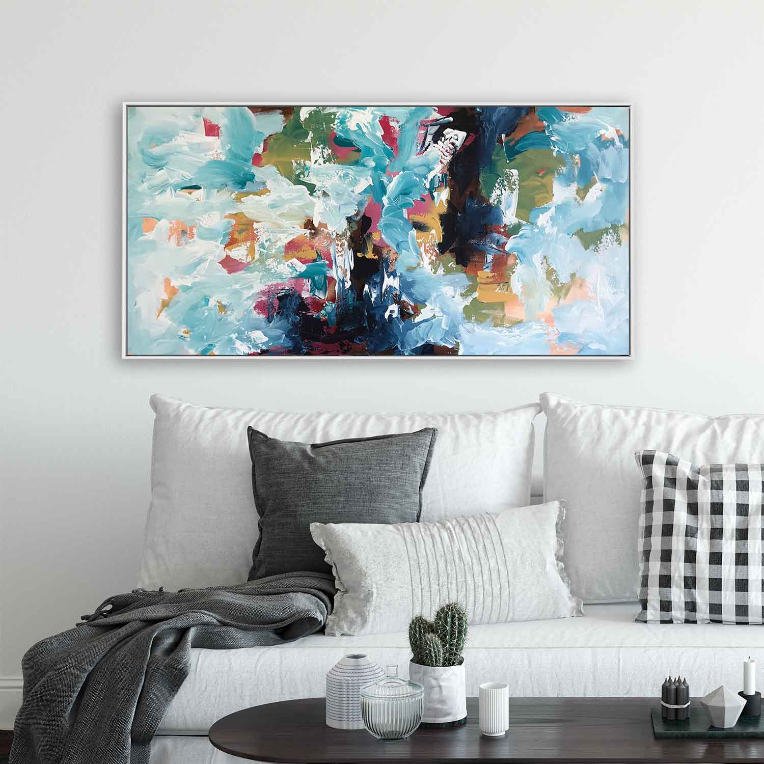 The Uncertain Path Part 3 - 102x50 cm - Original Painting