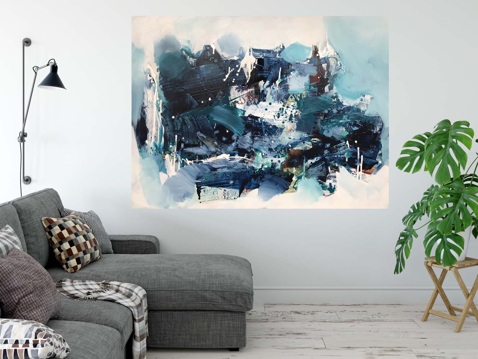 Lapsenmuisto - 122x90 cm - Original Painting-OmarObaid.com