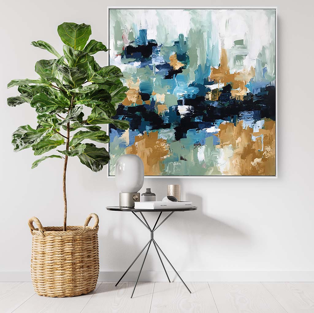 Flashback - 102x102 cm - Original Painting
