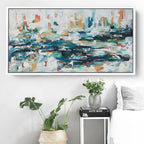 Navigating Through The Storm - 122x61 cm - Original Painting