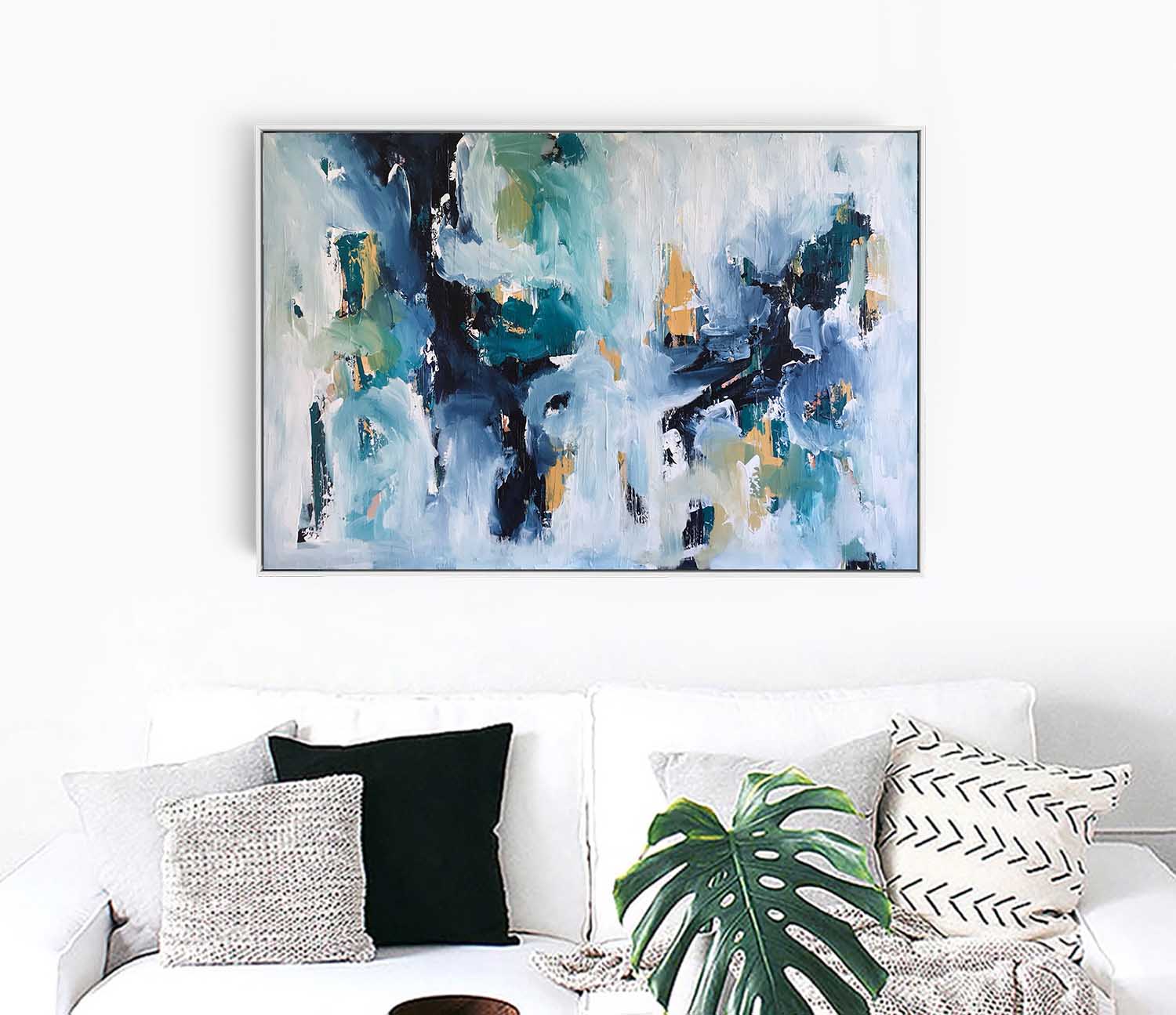 Rain Drops - 122x82 cm - Original Painting