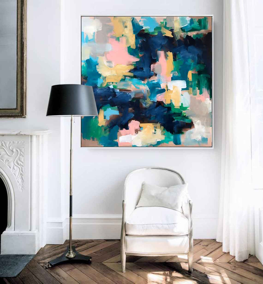 Labyrinth - 102x102 cm - Original Painting