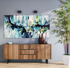 The Island - 152x76 cm - Original Painting-OmarObaid.com