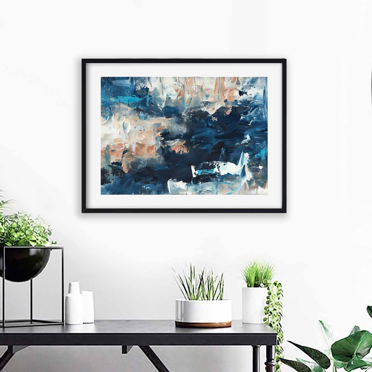 Dawn 3 - 74x53 cm - Framed Painting