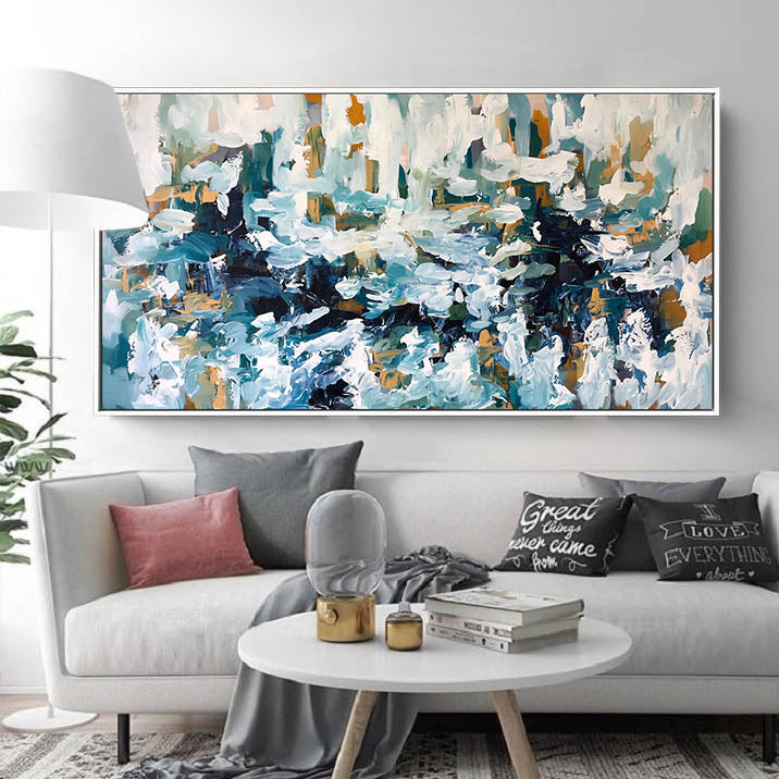 Silent River 2- 152x76 cm - Original Painting