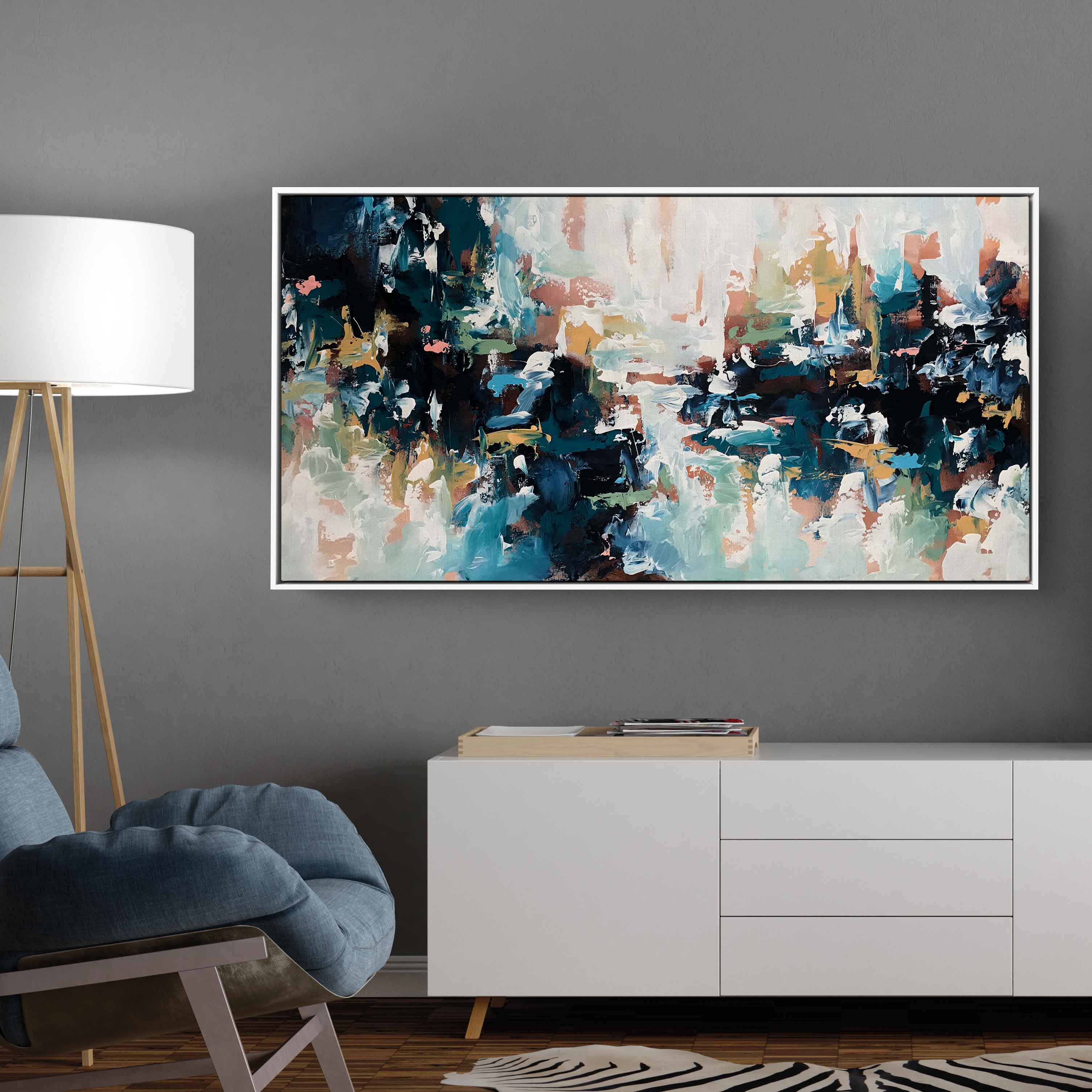 Midnight Conversations - 122x62 cm - Original Painting