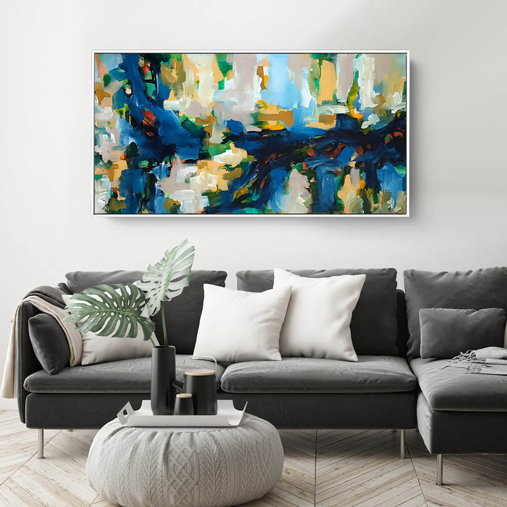 Autumn Leaves 2 - 152x76 cm - Original Painting