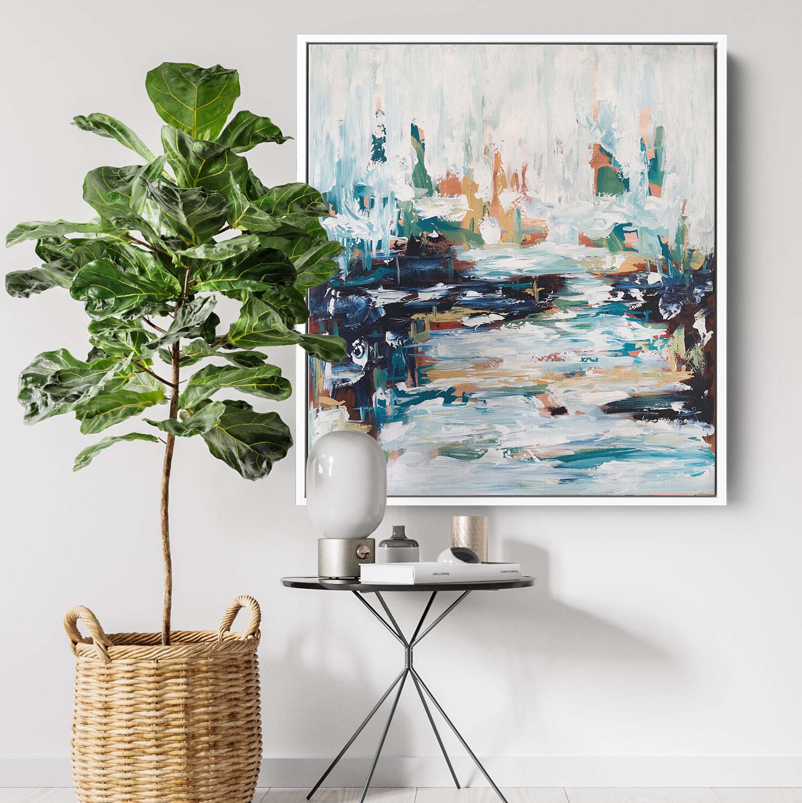 The Pond - 92x102 cm - Original Painting